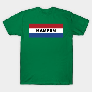 Kampen City in Dutch Flag T-Shirt